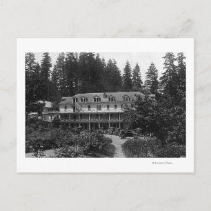 Carson, WA Shipherd's Springs Hotel View Postkarte