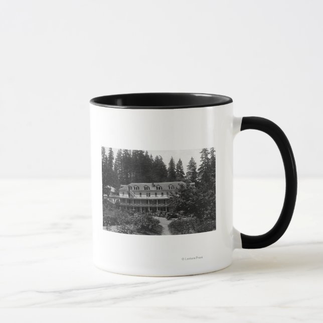 Carson, WA Shipherd's Springs Hotel View Tasse (Rechts)