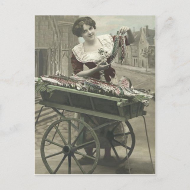 Cart Street Church Poisson d'avril Postkarte (Vorderseite)