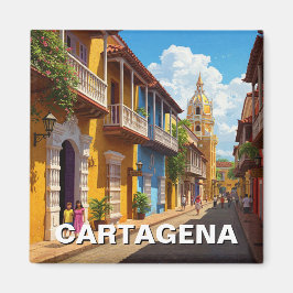 Cartagena Colombia Travel Magnet