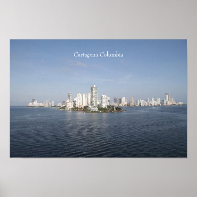 Cartagena Columbia, Fotografie, Poster (Vorne)