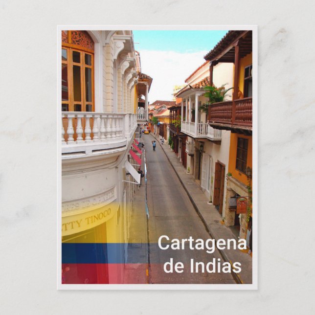 Cartagena de Indias - Kolumbien Postkarte (Vorderseite)