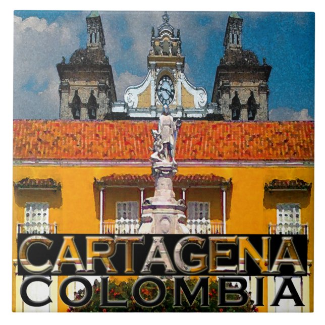 Cartagena Fliese (Vorderseite)