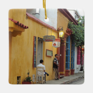 Cartagena innerhalb der Wand Keramikornament