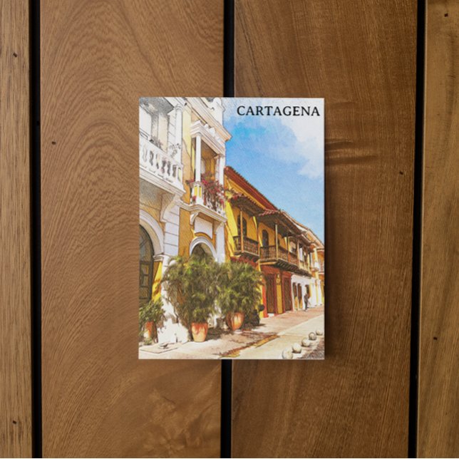 Cartagena Kolumbien Historisches Zentrum Postkarte (cartagena colombia historic old city postcard)