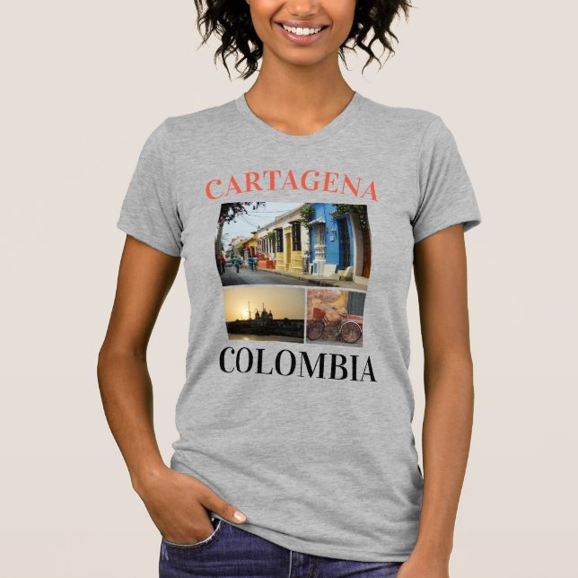 Cartagena Kolumbien, in den Straßen T-Shirt (Vorderseite)