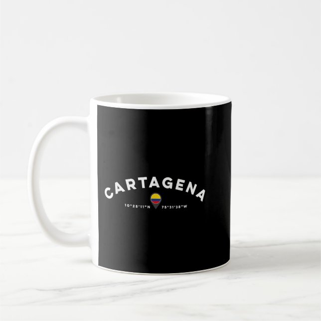 Cartagena Kolumbien Kaffeetasse (Links)