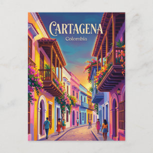 Cartagena Kolumbien Postkarte
