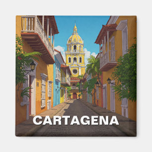 Cartagena Kolumbien Reise Magnet