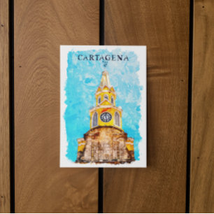 Cartagena Kolumbien Sehenswürdigkeit Kathedrale Postkarte
