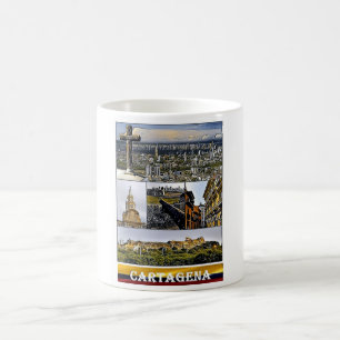 Cartagena - Mosaik - Kolumbien Kaffeetasse