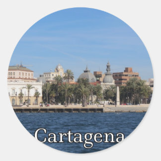 Cartagena Souvenir und Geschenk Runder Aufkleber