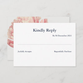Cartão de resposta 8,9 x 12,7 cm RSVP karte