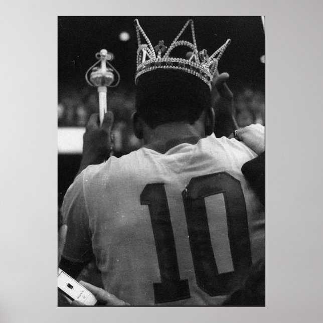 Cartão Postal Camiseta King Pelé - 1940-2022 Poster (Vorne)