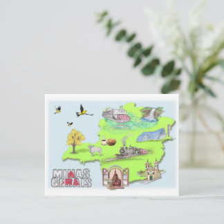 Cartão Postal de Minas Gerais Postkarte