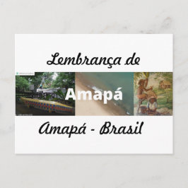 Cartão postal lembrança de Amapá Postkarte