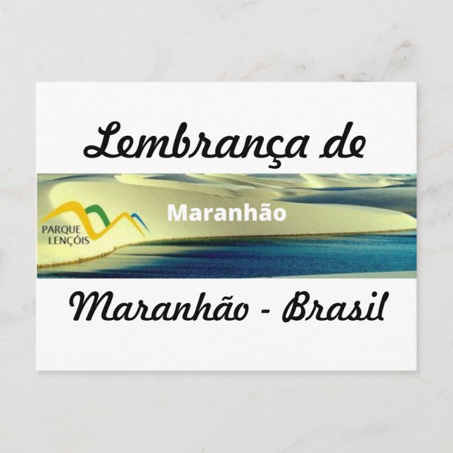 Cartáo postal lembrança de Maranhão Postkarte (Vorderseite)