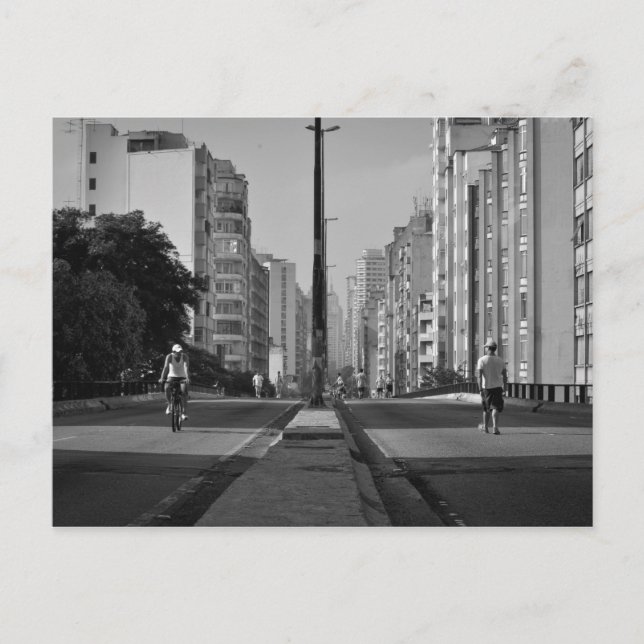 Cartão Postal - Minhocão (São Paulo, Brasilien)|Nº Postkarte (Vorderseite)