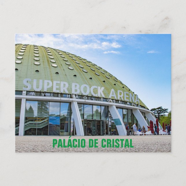 CARTÃO POSTAL PALÁCIO DE CRISTAL POSTKARTE (Vorderseite)