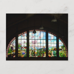 Cartão Postal - Vitral Mercado Municipal | Nº10 Postkarte