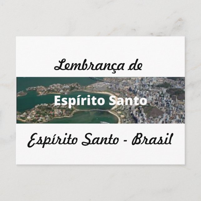 Cartão postlembrança de Espírito Santo Postkarte (Vorderseite)