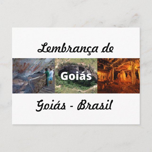 Cartão postlembrança de Goiás Postkarte (Vorderseite)