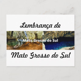 Cartão postlembrança de Mato Grosso do Sul Postkarte