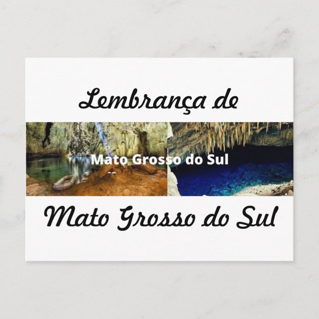 Cartão postlembrança de Mato Grosso do Sul Postkarte (Vorderseite)