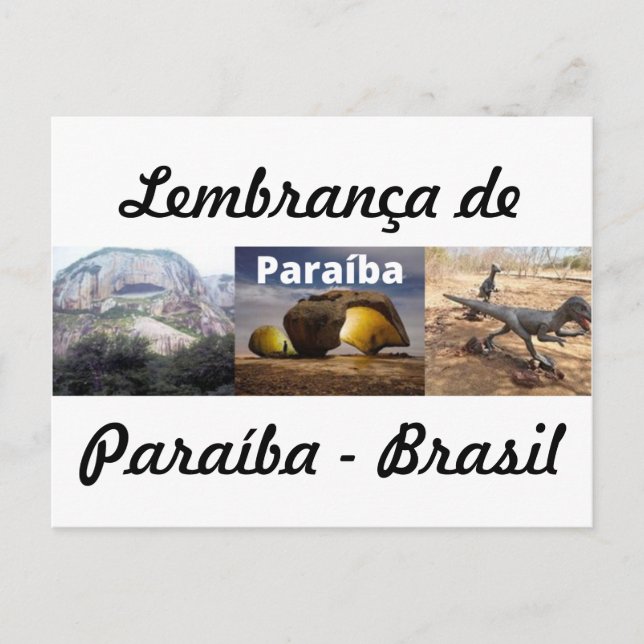 Cartão postlembrança de Paraíba Postkarte (Vorderseite)
