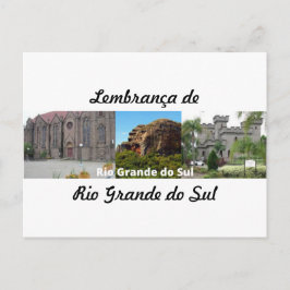 Cartão postlembrança de Rio Grande do Sul Postkarte