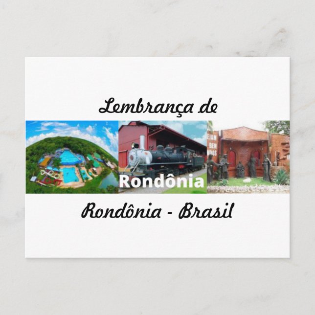 Cartão postlembrança de Rondônia Brasil Postkarte (Vorderseite)