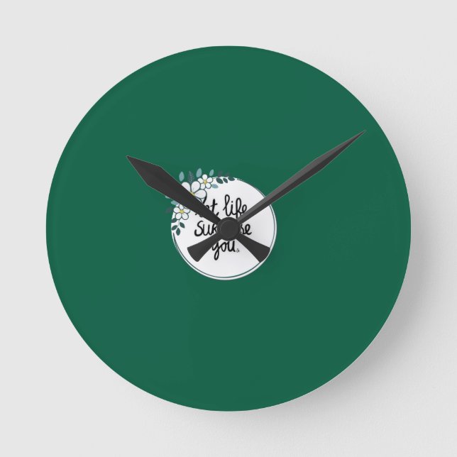 Cartão Vibes  Runde Wanduhr (Vorderseite)