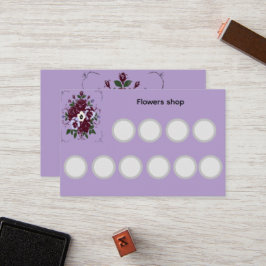 Carte de fidélité standard fleuriste - Botanique Treuekarte