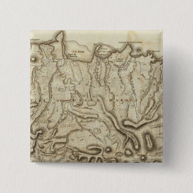 Carte de l'Isle de la Grenade Button (Vorderseite)