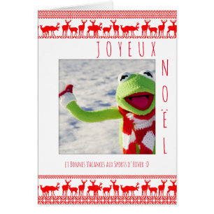 Carte Joyeux Weihnachten Boule neige ajouter votre