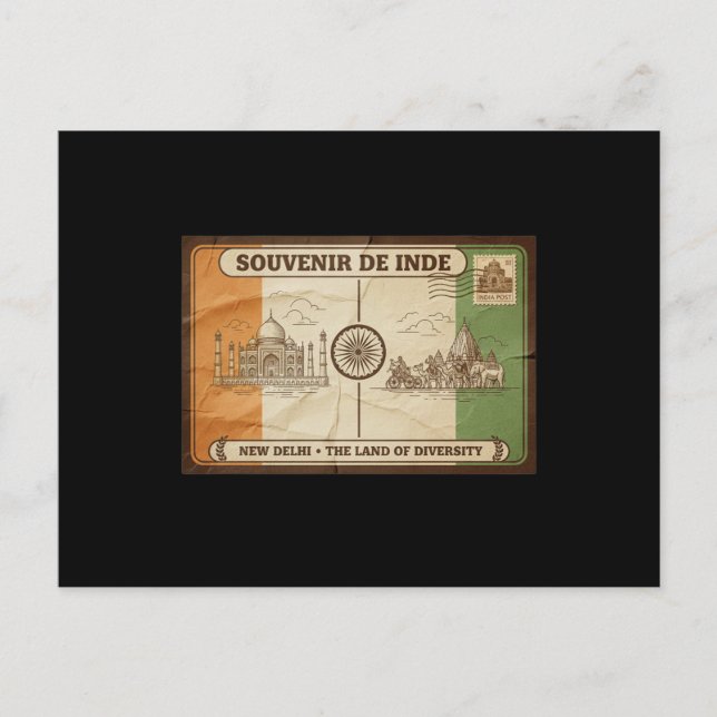 carte postal inde postkarte (Vorderseite)