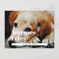 Carte postale Foto Retro Joyeuses Fêtes