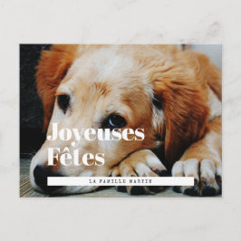 Carte postale Foto Retro Joyeuses Fêtes Postkarte