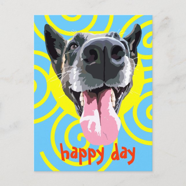 Carte postale Happy Day Postkarte (Vorderseite)