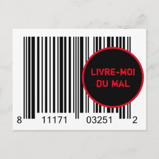 Carte Postale Ironème "Livre-moi du mal" Postkarte