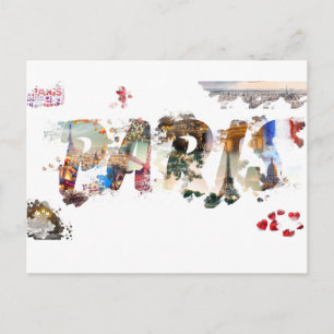Carte Postale PARIS Postkarte