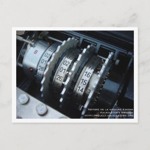 Carte postale Rotor Enigma Postkarte