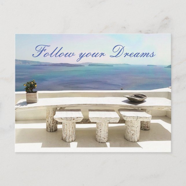 Carte postale Santorini Postkarte (Vorderseite)