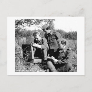 Carte postale Soldats Enigma Postkarte