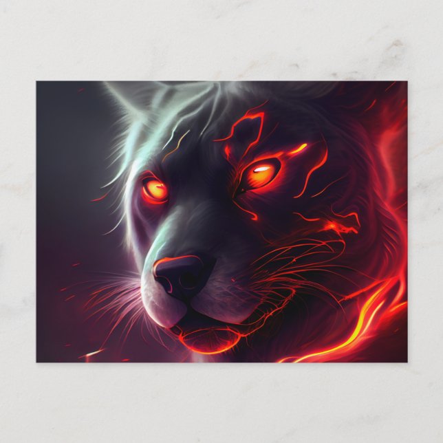 Carte Postale tiger Postkarte (Vorderseite)