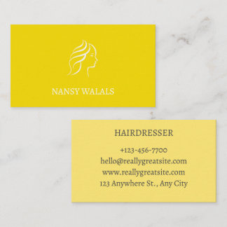 carte visite pour coiffeuse visitenkarte