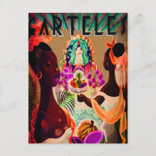 Carteles anbieten postkarte