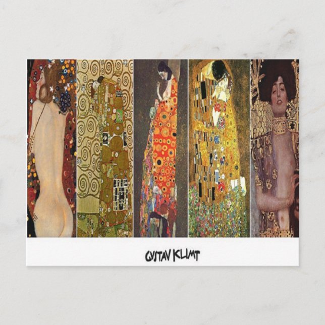 CartePostale Klimt Postkarte (Vorderseite)