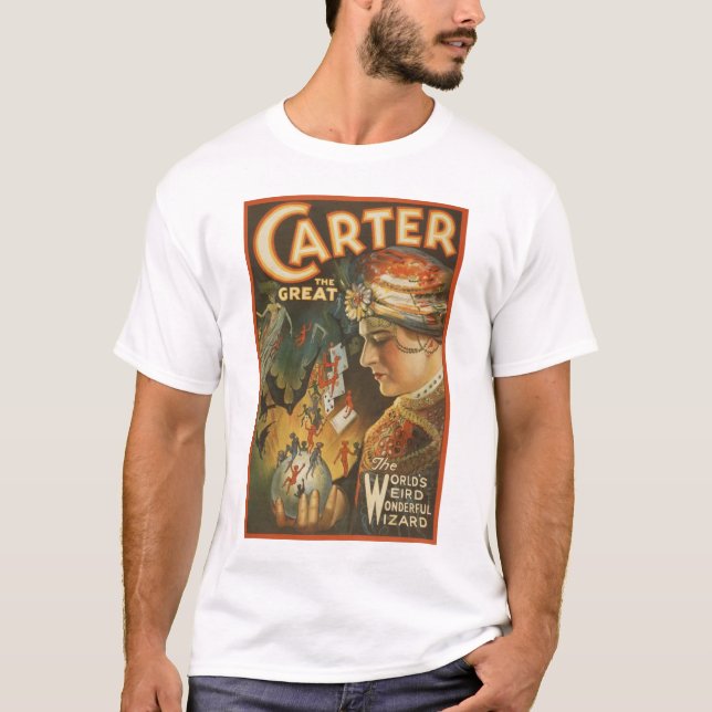 Carter das große - der sonderbare Zauberer der T-Shirt (Vorderseite)