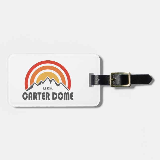Carter Dome New Hampshire Gepäckanhänger (Vorderseite horizontal)